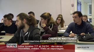 Des formations aux métiers du sport et de lanimation au CREPS de Wattignies [upl. by Holder238]