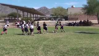 Flag Football best Trick play ever [upl. by Shaffer951]