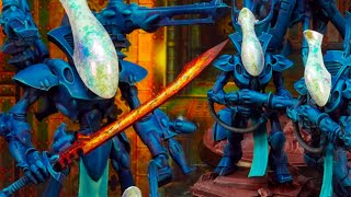 Speed painting Eldar Craftworlds  easy effective NO airbrush needed [upl. by Ardnasyl]