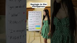 SAYINGS PART 1  Learn Tagalog Philippines [upl. by Giltzow]