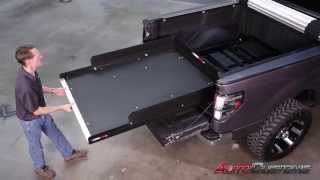 CargoGlide CG1500XL Bed Slide Product Review at AutoCustomscom [upl. by Sualokcin]