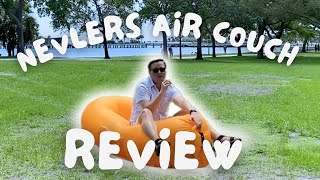 Nevlers Air Couch Inflatable Lounger Air Lazy Bag Inflatable Sofa Review [upl. by Ludlow685]