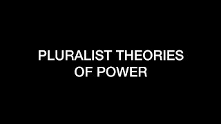 Sociology for UPSC  Pluralist Theories of Power  Lecture 28 [upl. by Neelehtak139]