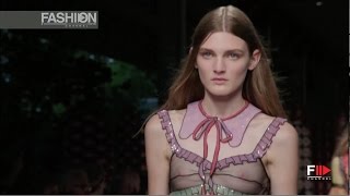 GUCCI Spring Summer 2016 by Alessandro Michele Milan  Fashion Channel [upl. by Fernande558]