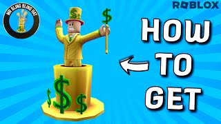 HOW TO GET quotMr Bling Bling Hatquot On Roblox Toy Code Item Unboxing [upl. by Pacifica]