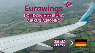 Eurowings Airbus A320Neo  LHRHAM Economy [upl. by Silevi]