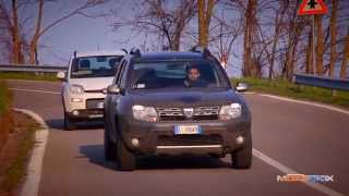 Fiat Panda 4x4 vs Dacia Duster 4WD [upl. by Leyes]