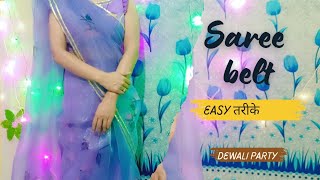 Ready to wear saree stitching easy waybelt saree [upl. by Ttezil]