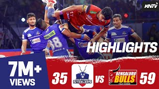 Pro Kabaddi 2019 Highlights  Bengaluru Bulls vs Haryana Steelers  Pawan Sehrawat 39 Raids points [upl. by Timoteo]