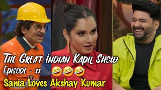 The Great Indian Kapil Show  Episode11  Sania Mirza Reveals Her Secret  Funny Comedy Video [upl. by Netsuj]