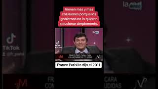 Franco Parisi lo profetizó el 2011 vienen más y peores colisiones [upl. by Frederich764]