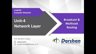 414  Broadcast and Multicast Routing [upl. by Rosenbaum]