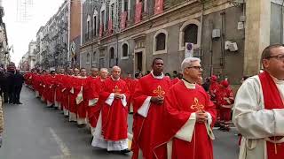 La processione liturgica per SantAgata 2018 [upl. by Meesan]