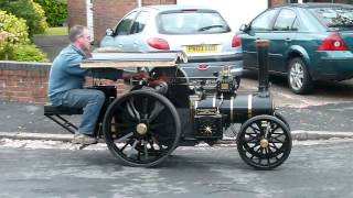 Steam Traction World 4quot Scale Burrell Road Locomotive  Finally able to drive Blackbeard [upl. by Grier124]