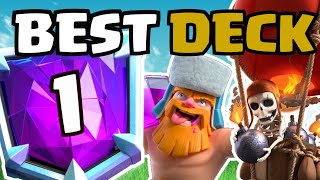 BEST LUMBERLOON DECK in CLASH ROYALE 2022 100 WINS [upl. by Addiego937]