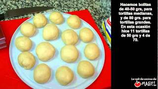 Tortillas de trigo con Thermomix  La web de cocina de Mabel [upl. by Adnalue323]