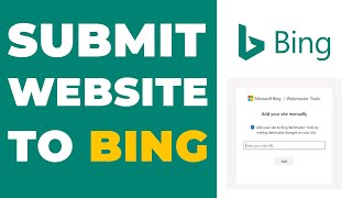 How To Add Your Website To Bing Webmaster Tools 2024 [upl. by Afton]