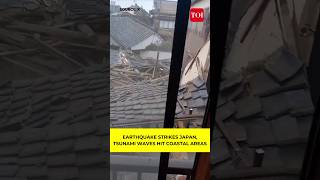 Watch Massive earthquake strikes Japan Tsunami waves hit coastal areas [upl. by Ricketts]