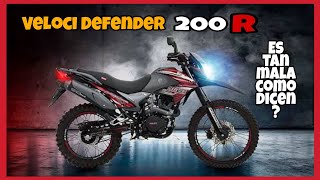 Veloci Defender 200R 2021 VideoReview y la manejamos ¿Vale la pena la [upl. by Leanora120]