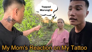 My Mom’s Reaction on My Tatto🤬  Mom Slapped Me😳 Indian Mom Reaction on Tatto😆 [upl. by Dorraj]