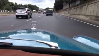 1960 MercedesBenz 190b driving [upl. by Mariko]