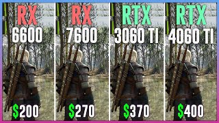 RX 6600 vs RX 7600 vs RTX 3060 TI vs RTX 4060 TI  Test in 12 Games [upl. by Emanuele412]