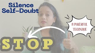 Silence Your Inner Critic The STOP Method to Overcome SelfDoubt [upl. by Balac]