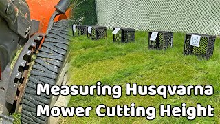 Husqvarna Lawn Mower 8Level Height Adjustments [upl. by Winnifred]