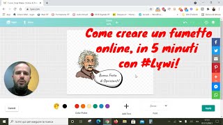 Andrea Cartotto  Come creare online fumetti e vignette in 5 minuti con Lywi [upl. by Ecyarg]