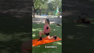 Lunge Progression Do these exercises 20 seconds on and 10 seconds off 2010 for 45 rounds [upl. by Mcarthur373]