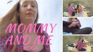 Mommy and Me Garden Yoga for Toddlers preschooler yoga [upl. by Aloibaf]