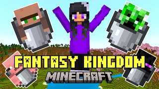 Building a Medieval FANTASY Kingdom in Minecraft  03 MAGIC Buckets [upl. by Dawaj]