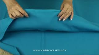 Stretch Gabardine Suiting Fabric Aqua [upl. by Hayifas283]