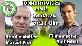 Wolfinfo Aktuell Kontrovers LIVE Schweiz Berufsschäfer vs Filmemacher [upl. by Eiramait170]