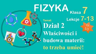 Fizyka klasa 7 dział 3 Hydrostatyka i aerostatyka  to trzeba umieć cz 12 [upl. by Hapte709]