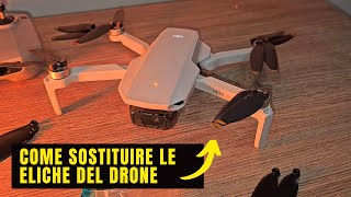 Come Sostituire Le Eliche Del drone dji MINI 4K [upl. by Acnoib479]