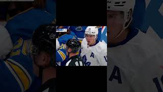 Matthews NAILS Suter after Marner gets hit hockey leafs nhl blues [upl. by Rawlinson]