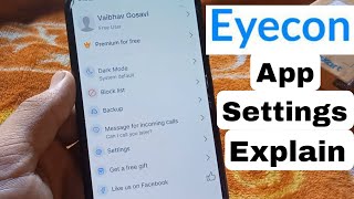 Eyecon App Settings setup [upl. by Britni79]