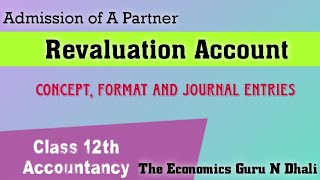 Revaluation Account l class 12th l Revaluation of Assets and Reassessment of Liabilities l [upl. by Nairrad]