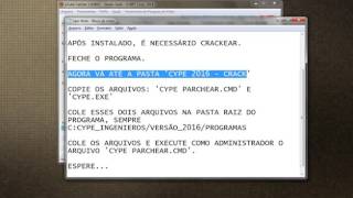 Instalando e ativando licença Cypecad 2016 ENGVENDAS [upl. by Assirual]