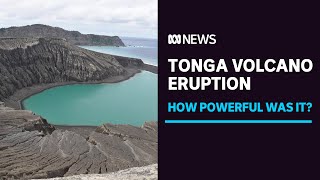 Tongas volcano eruption Most explosive event around Ring of Fire for a long time  ABC News [upl. by Axia]