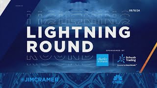 Lightning Round No to Citi yes to JPMorgan says Jim Cramer [upl. by Aikel]