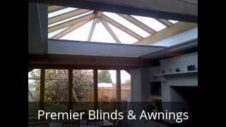 Mixture of Skylight  Roof Lantern Zip Blinds  Premier Blinds amp Awnings 01372 377 112 [upl. by Egroeg]