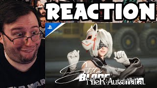 Gors quotStellar Blade  NieR Automata DLC Launch Trailerquot REACTION YUMMY [upl. by Aicertap]