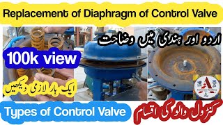 How to replacerepair diaphragm of a Control Valve Calibration of Control Valve Flyger FCSS DN50 [upl. by Safier]