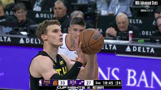 Lauri Markkanen vs Suns  PlayByPlay Highlights  20241112 [upl. by Aneehsor]