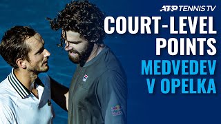 Daniil Medvedev vs Reilly Opelka Court LevelHighlights  Toronto 2021 Final [upl. by Ardnuat664]