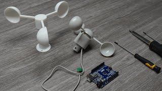 Windgeschwindigkeit messen mit dem Arduino amp Selbstbau Anemometer  Update [upl. by Gaul]