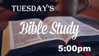 Kingstown Methodist Church Bible Study Tuesday November 21 2023 at 500pm [upl. by Ardnatal]