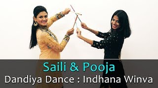 Dandiya Dance Performance on Hindi Songs  Indhana Winva Dance Choreography  Navratri Dance Video [upl. by Hindu]